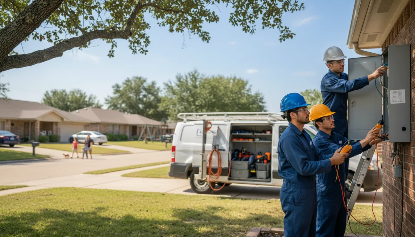 Certified electrician providing emergency electrical services in Concord, AR